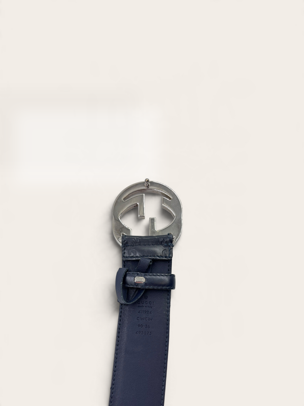 Gucci Ceinture GG marine