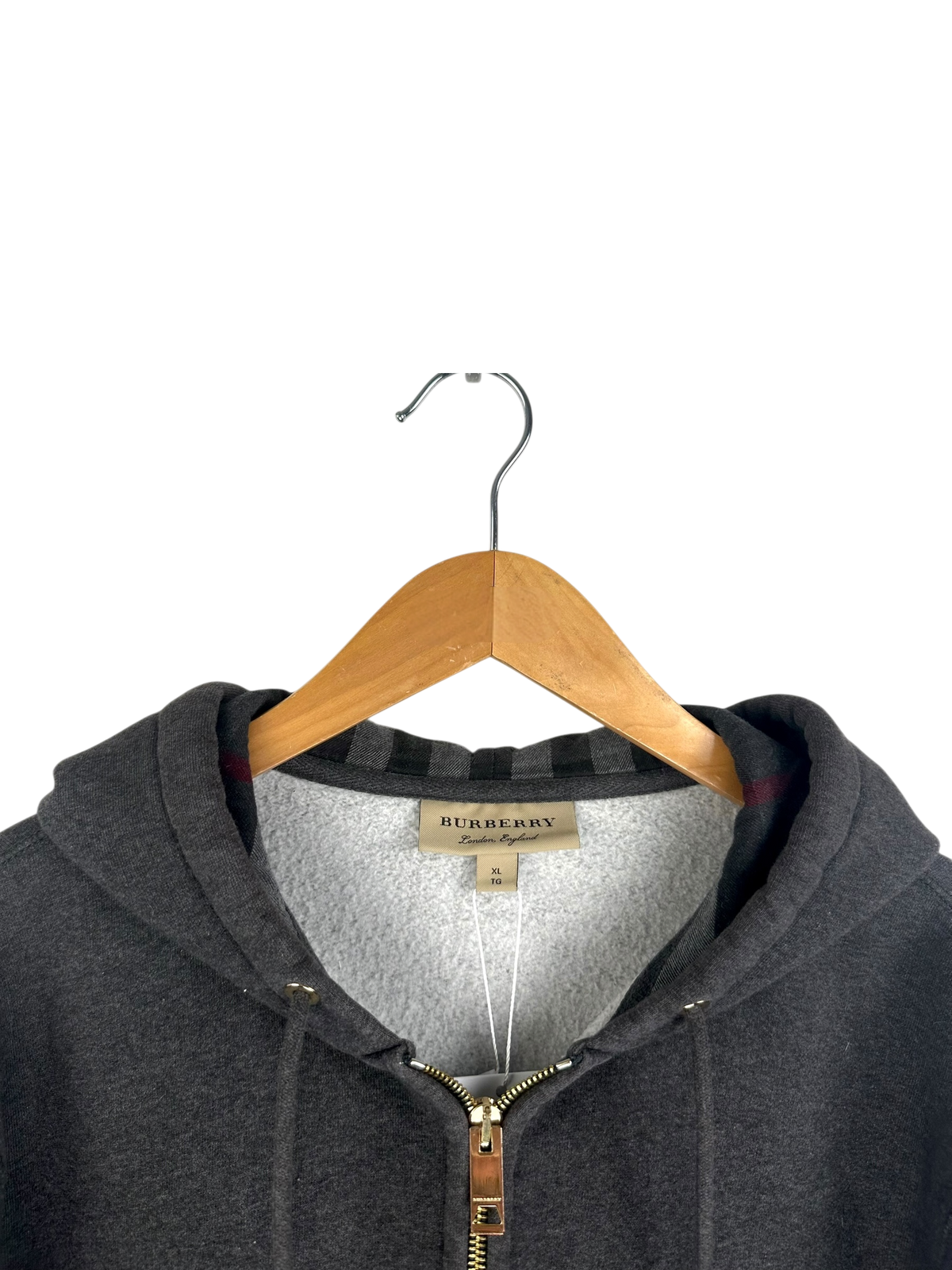 Burberry gilet à capuche