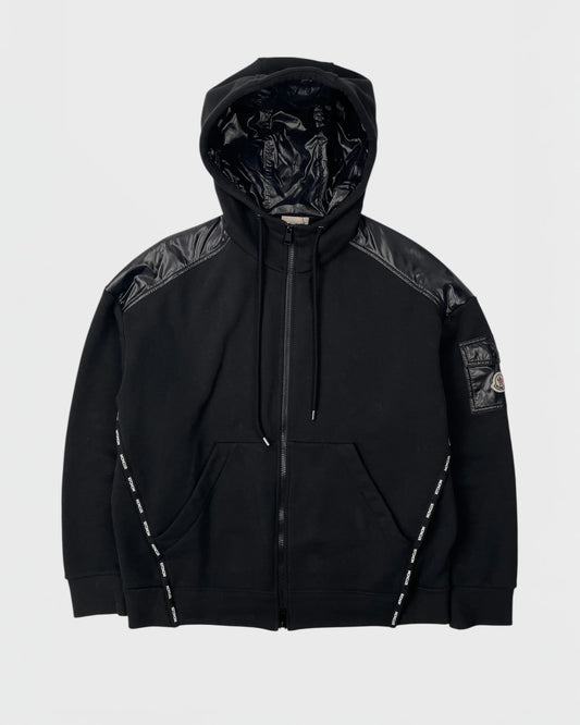 Moncler bi-matière veste à capuche