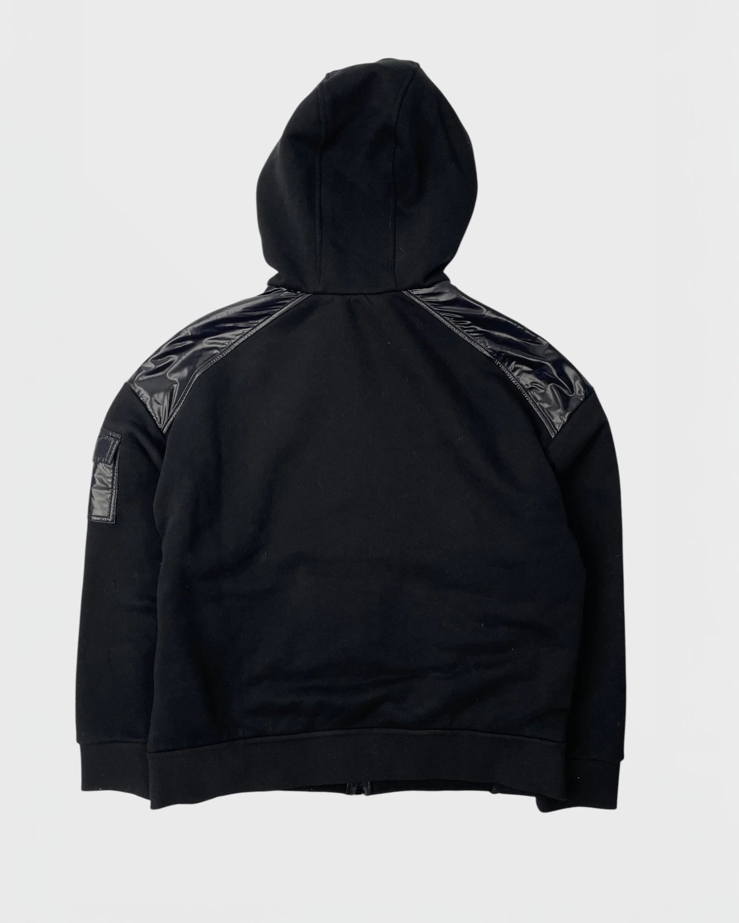 Moncler bi-matière veste à capuche