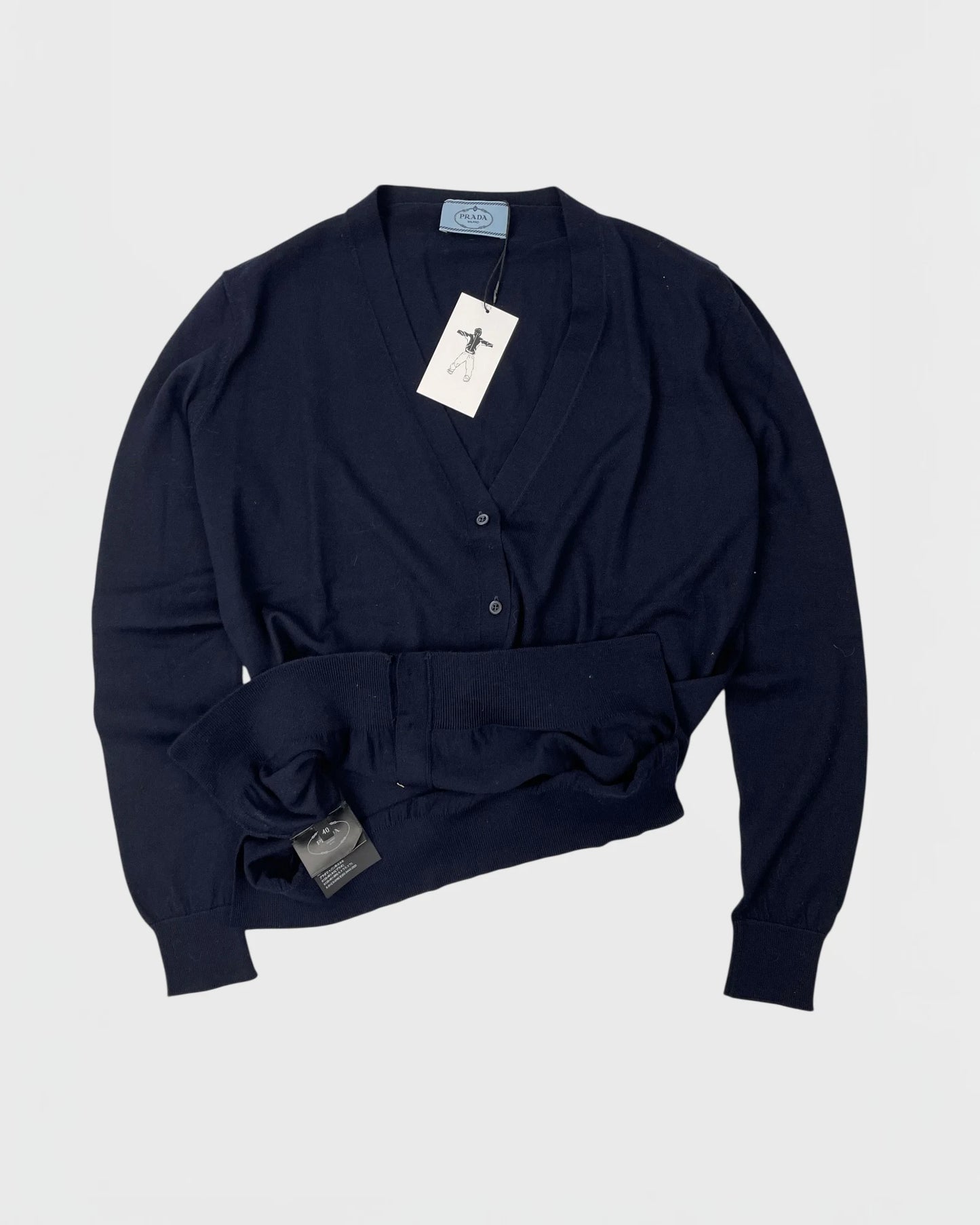 Prada cardigan en laine