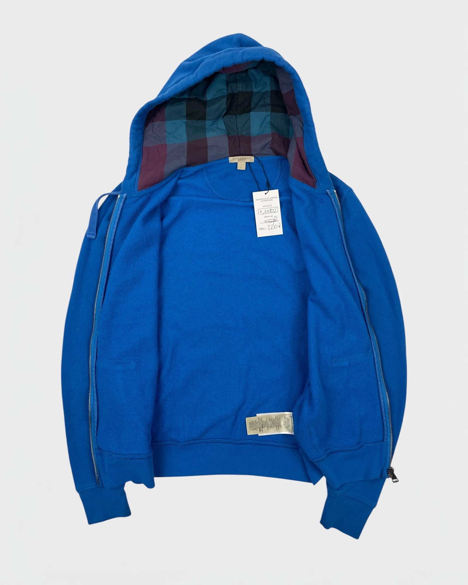 Burberry gilet à capuche