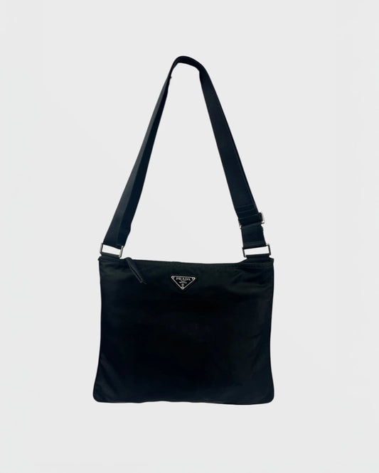 Prada flat bag nylon sacoche
