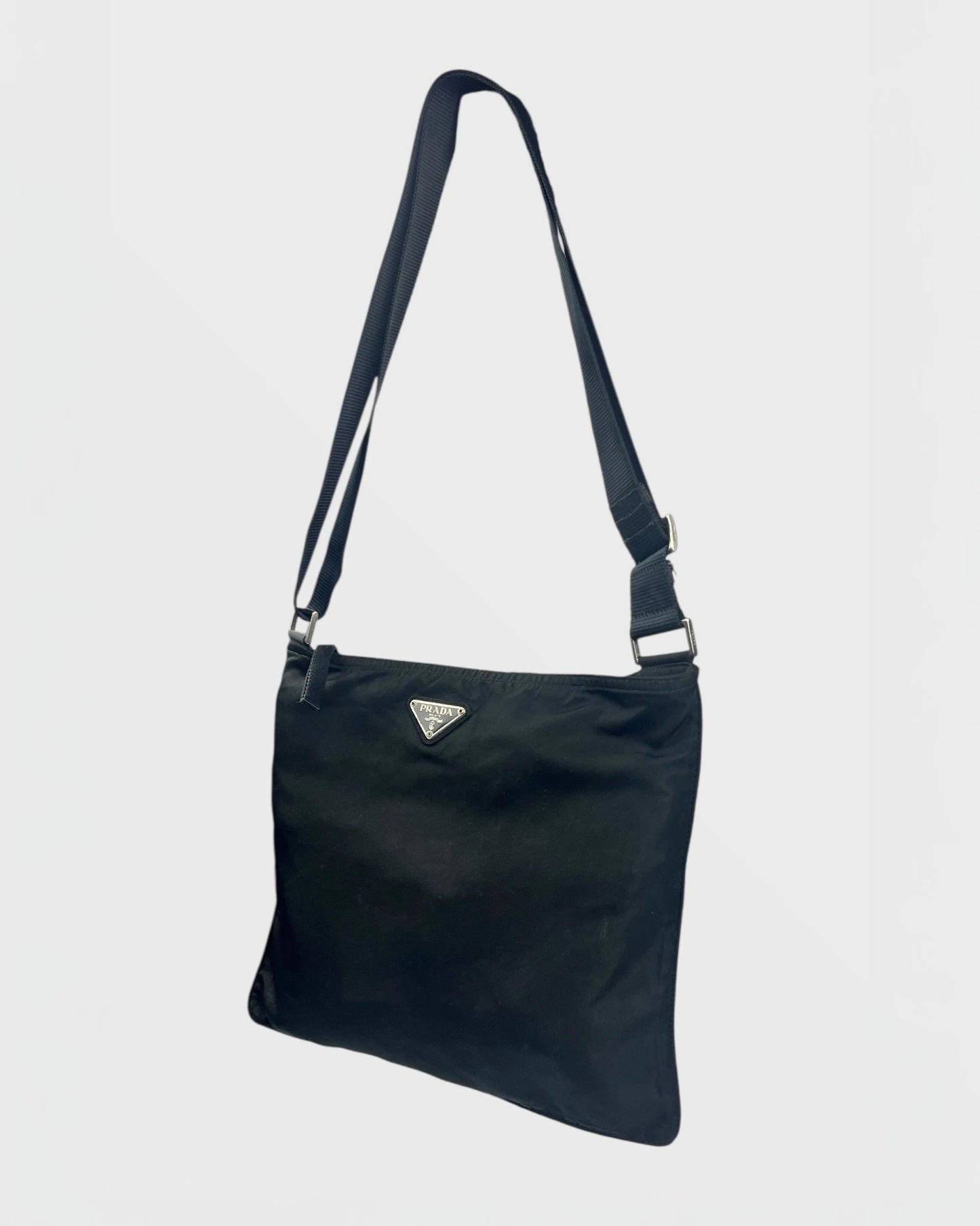 Prada flat bag nylon sacoche