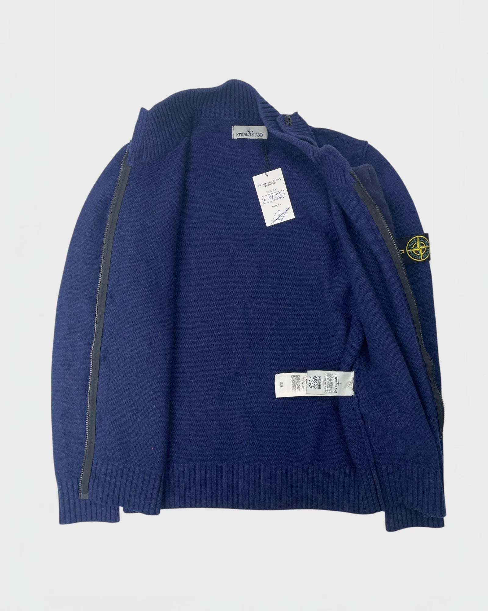 Stone Island gilet en laine