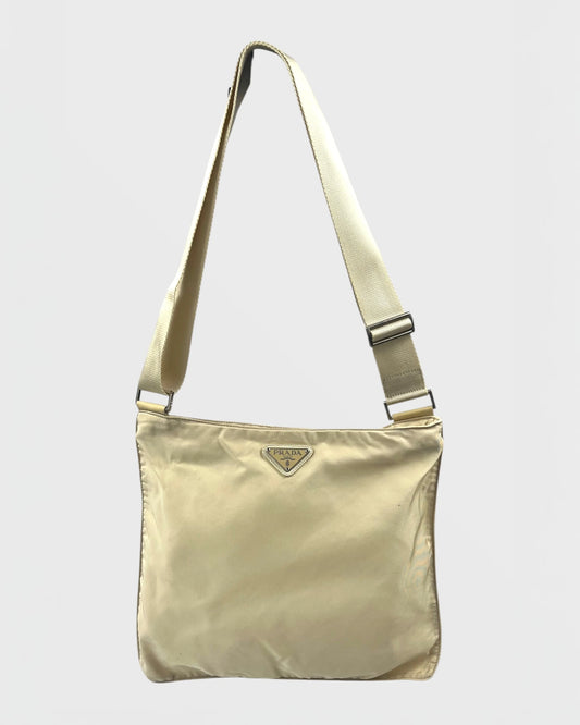 Prada sacoche nylon flat bag