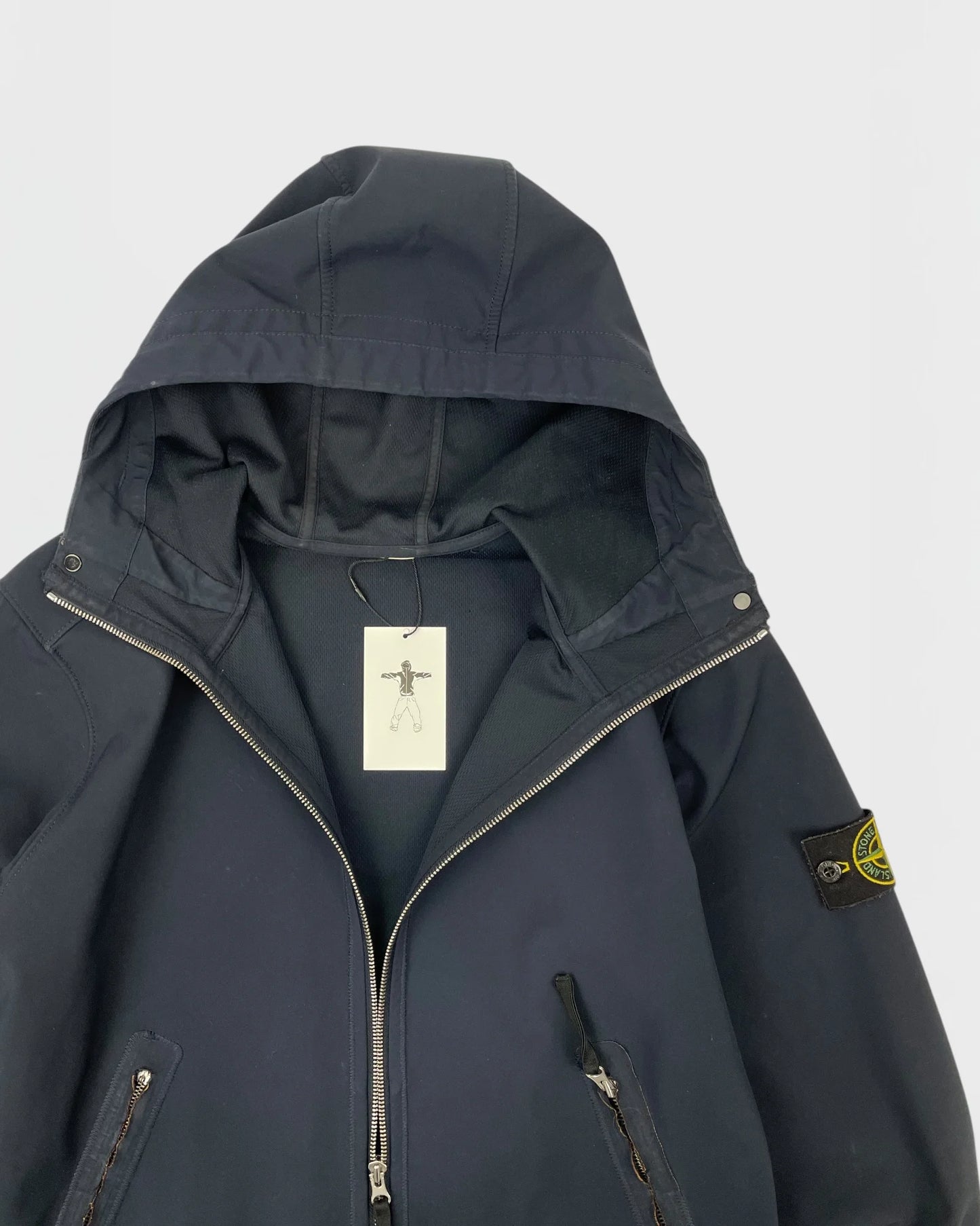 Stone Island veste à capuche softshell