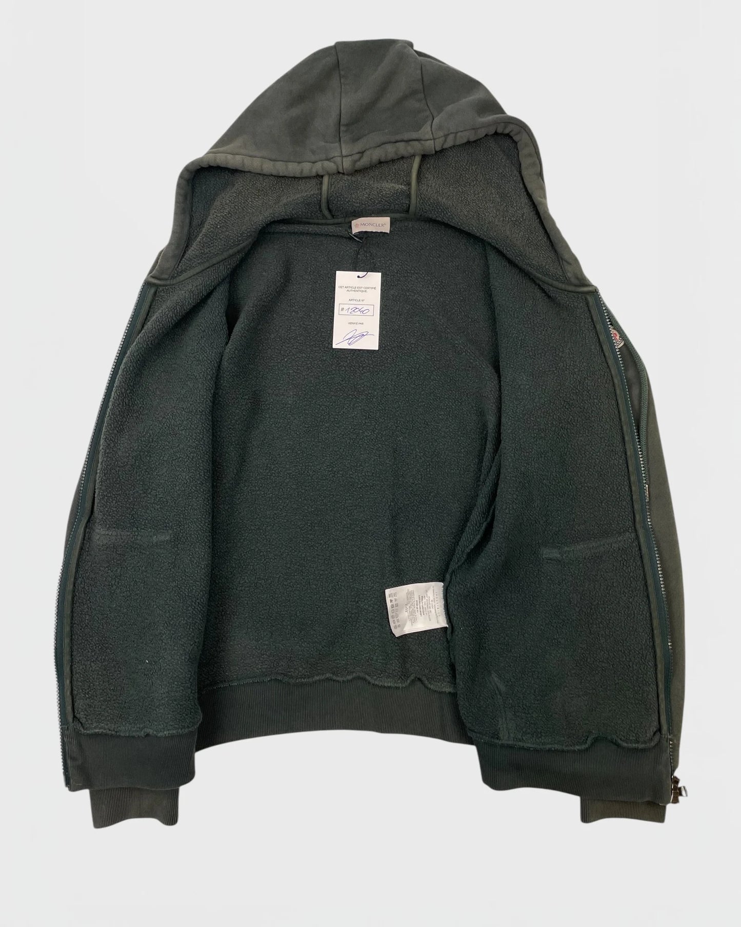 Moncler gilet à capuche