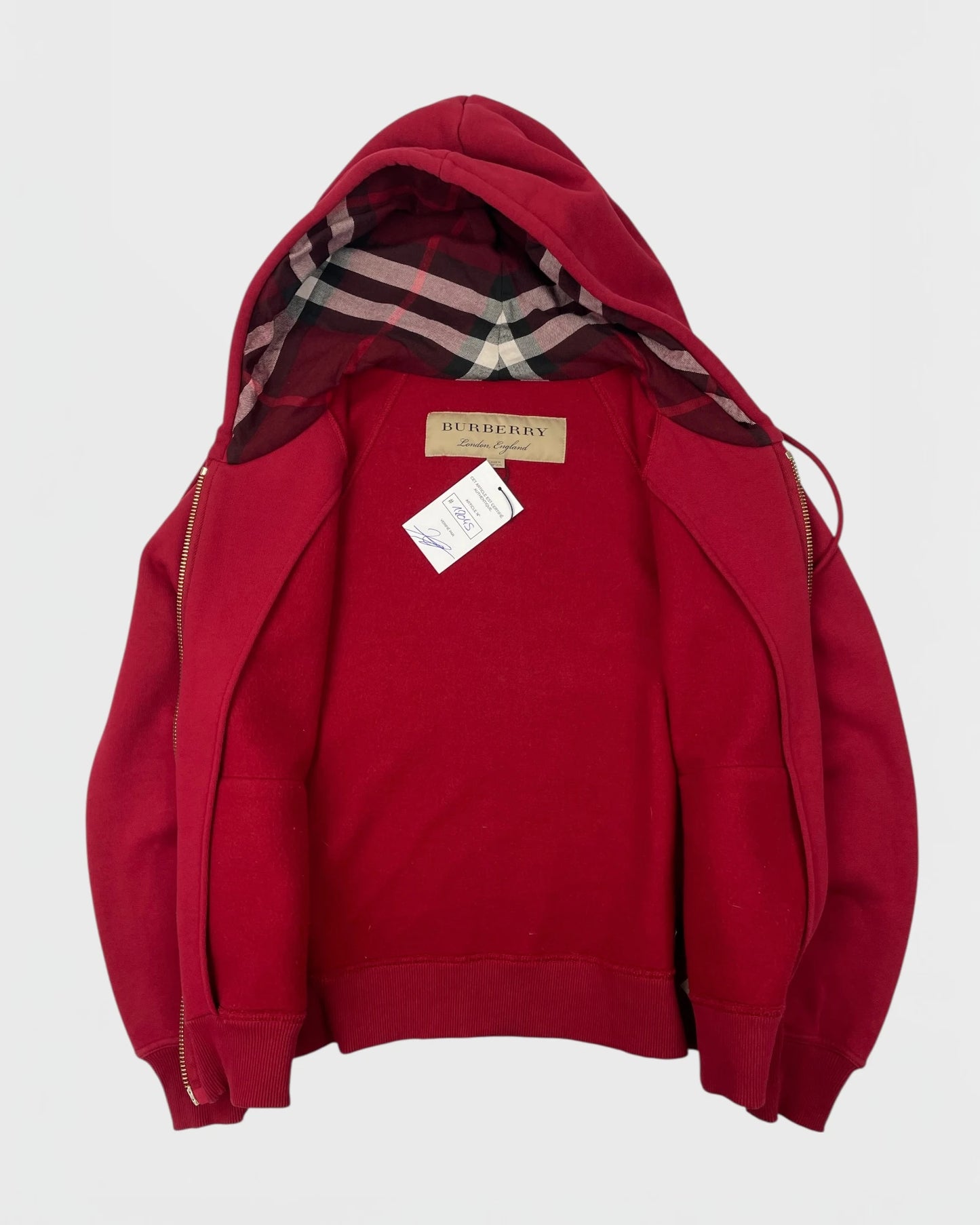 Burberry gilet à capuche