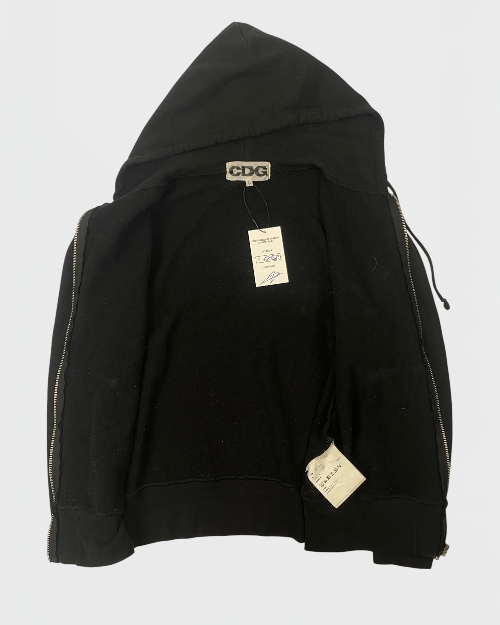 Comme Des Garçons gilet à capuche