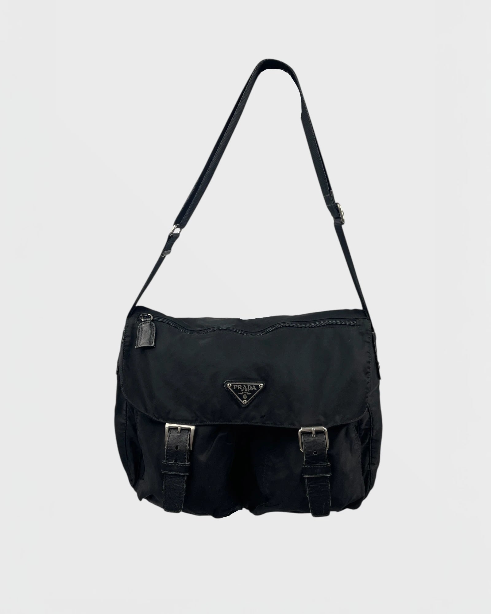 Prada double messenger sacoche