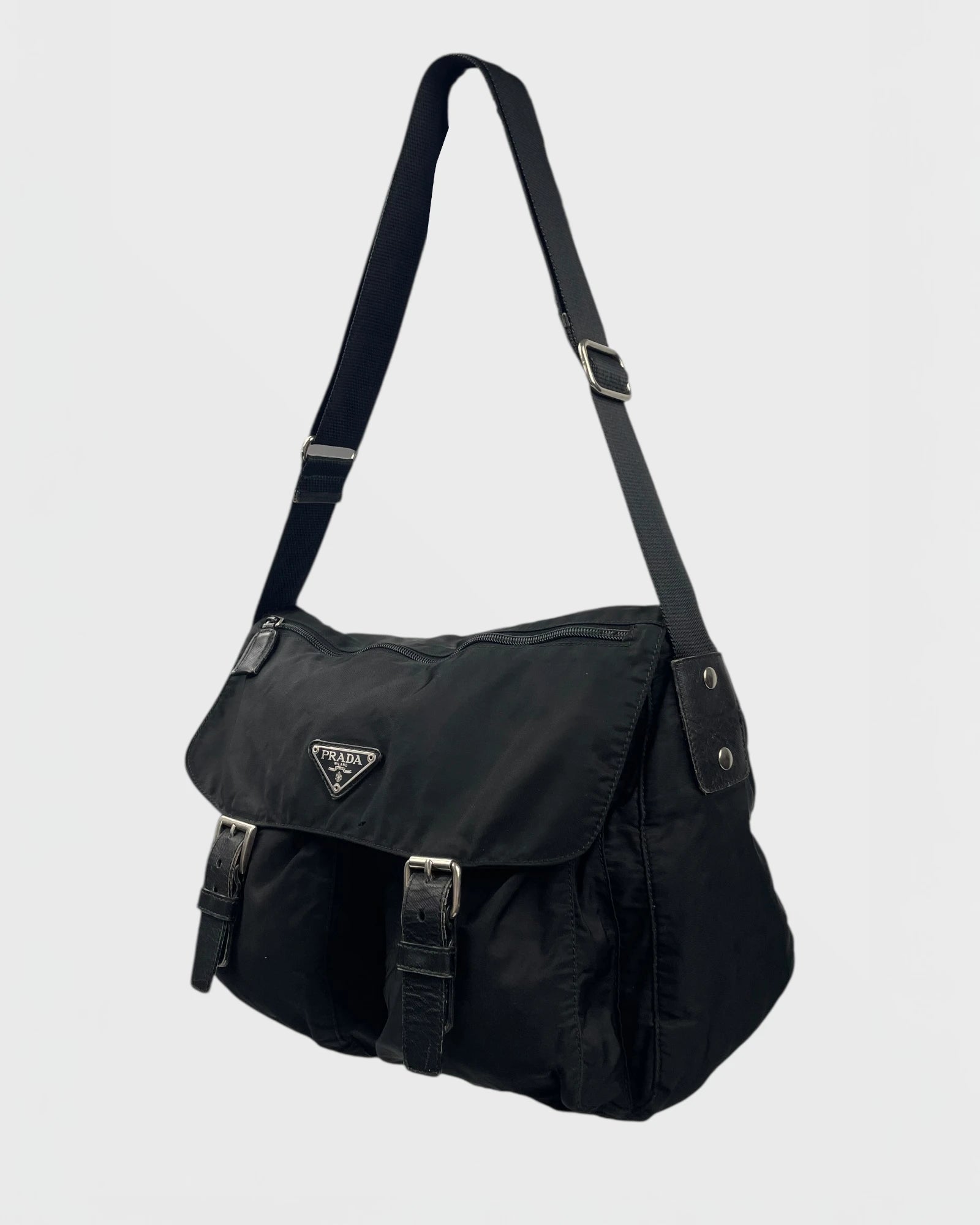 Prada double messenger sacoche