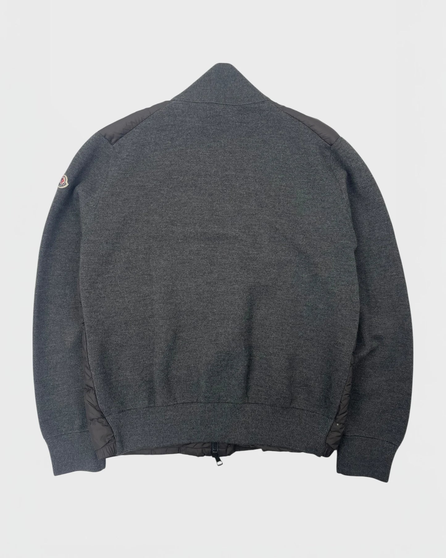 Moncler cardigan bi-matière