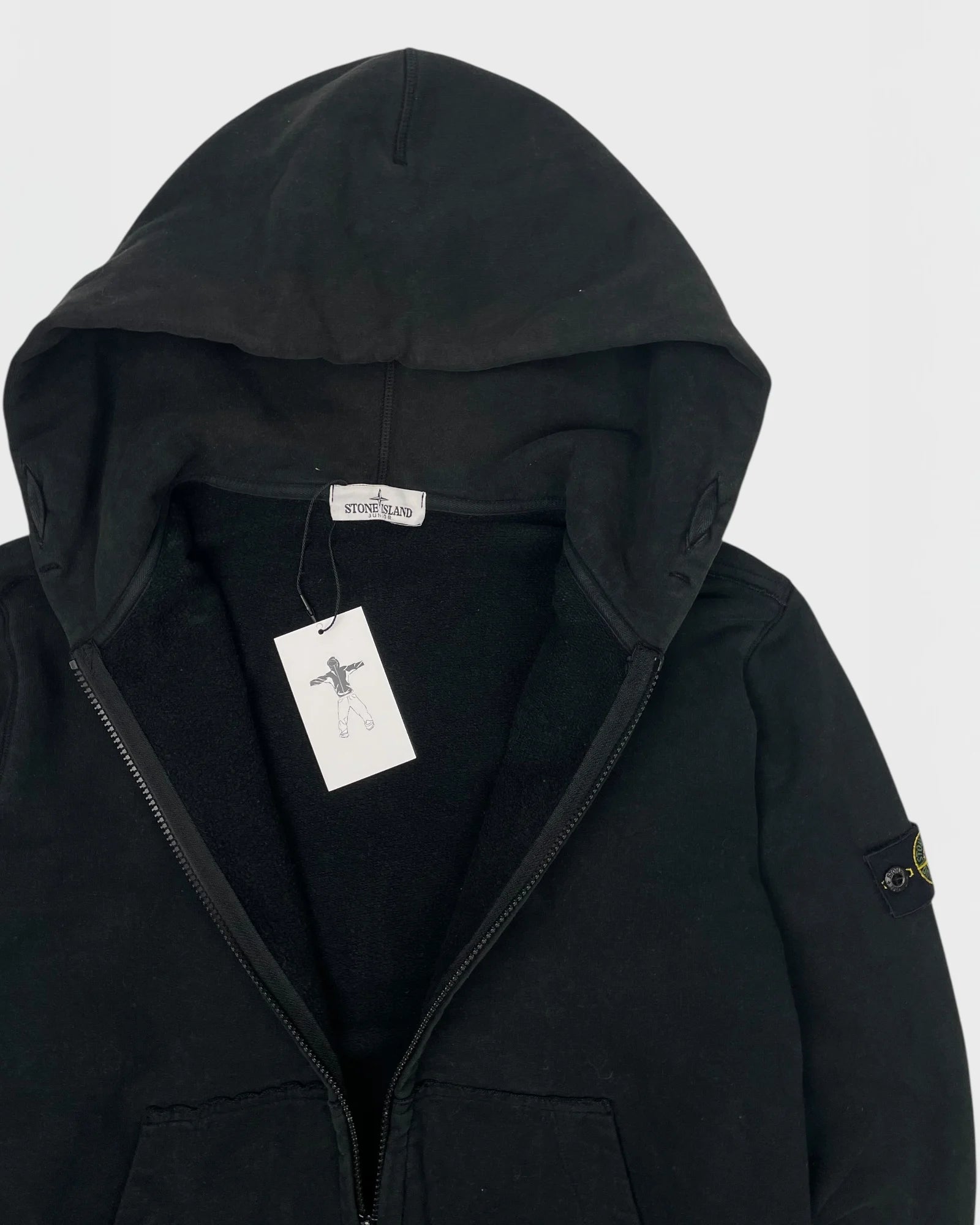 Stone Island gilet à capuche junior