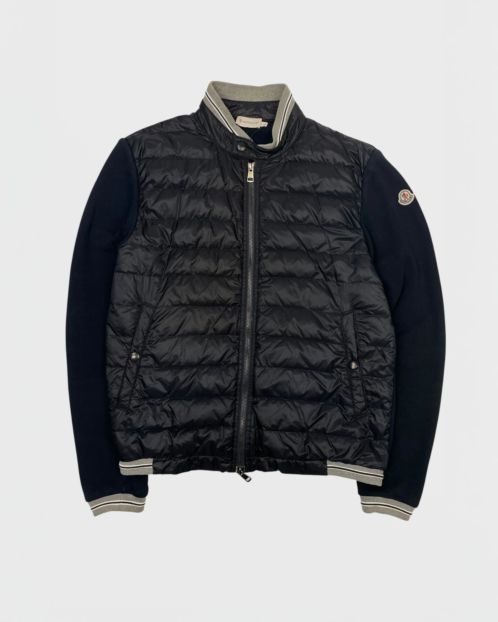 Moncler bi-matière doudoune