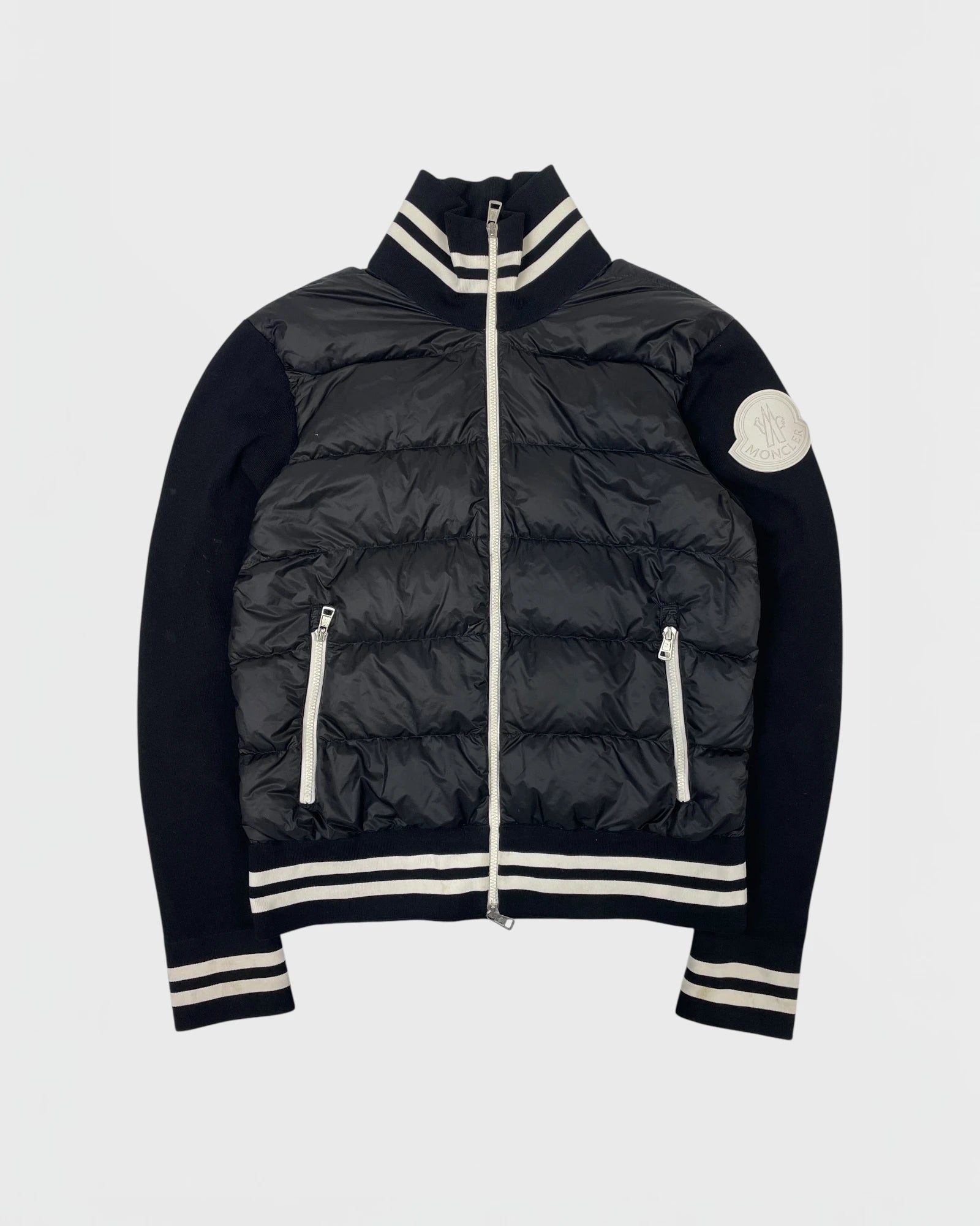 Moncler bi-matière doudoune