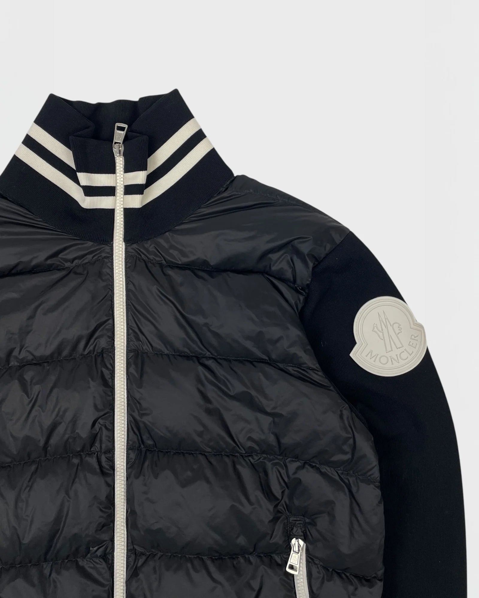 Moncler bi-matière doudoune