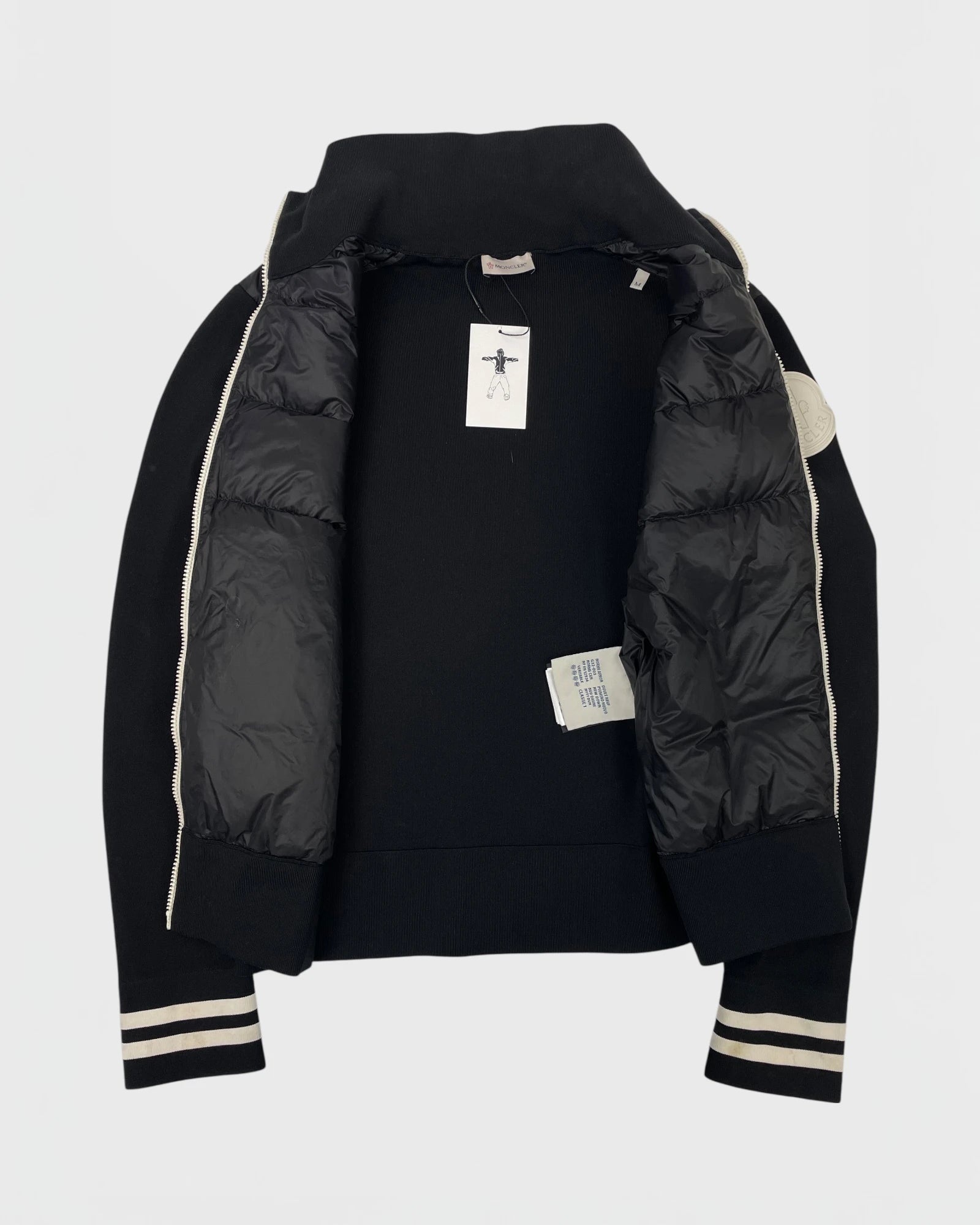 Moncler bi-matière doudoune