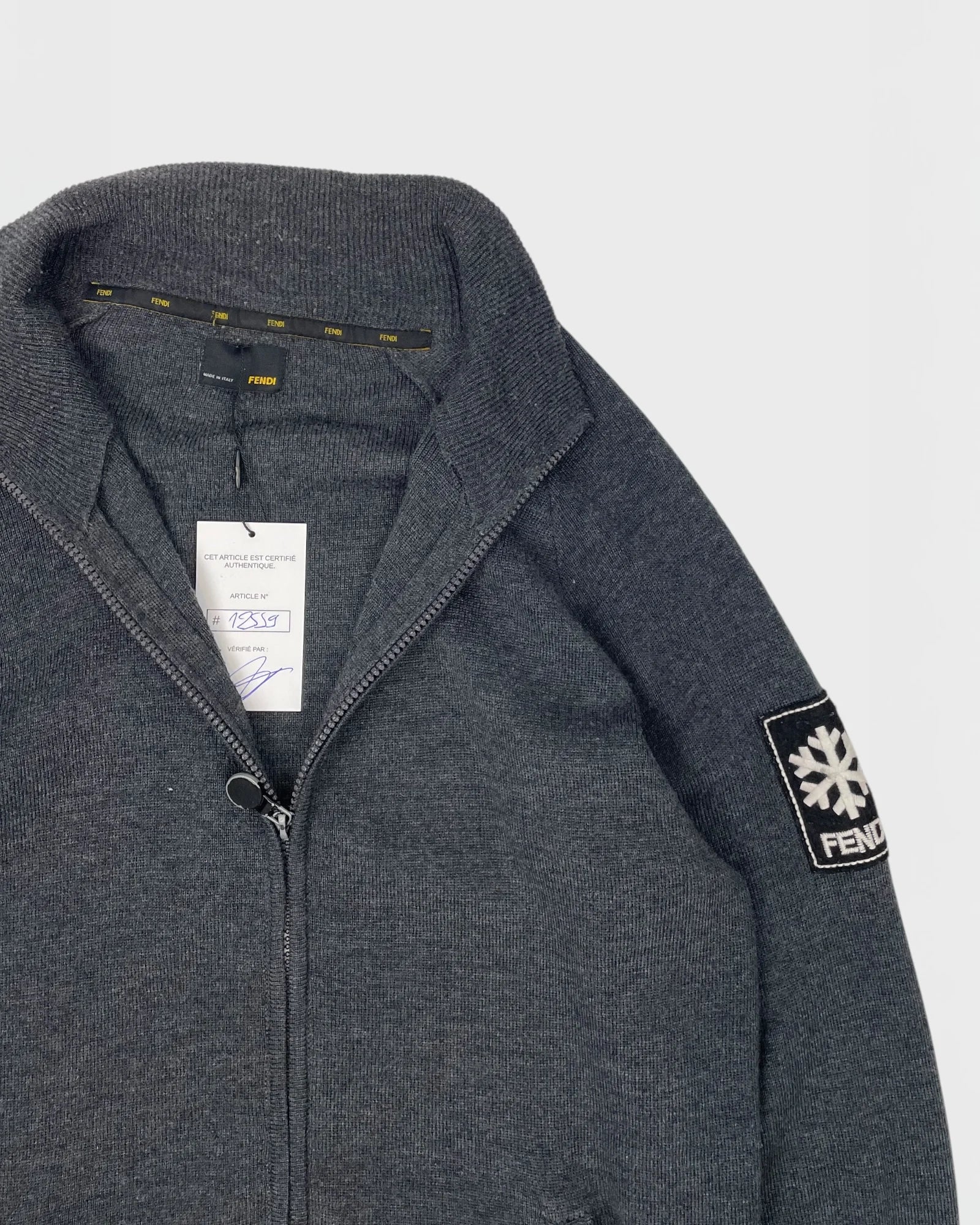Fendi gilet en laine