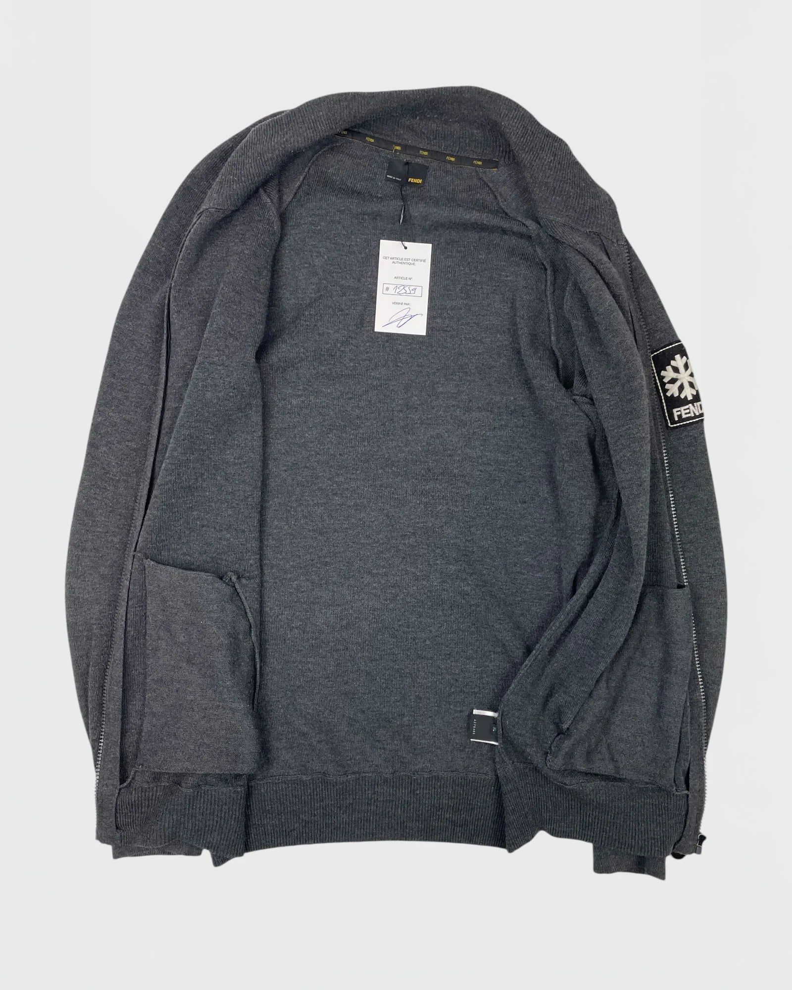 Fendi gilet en laine