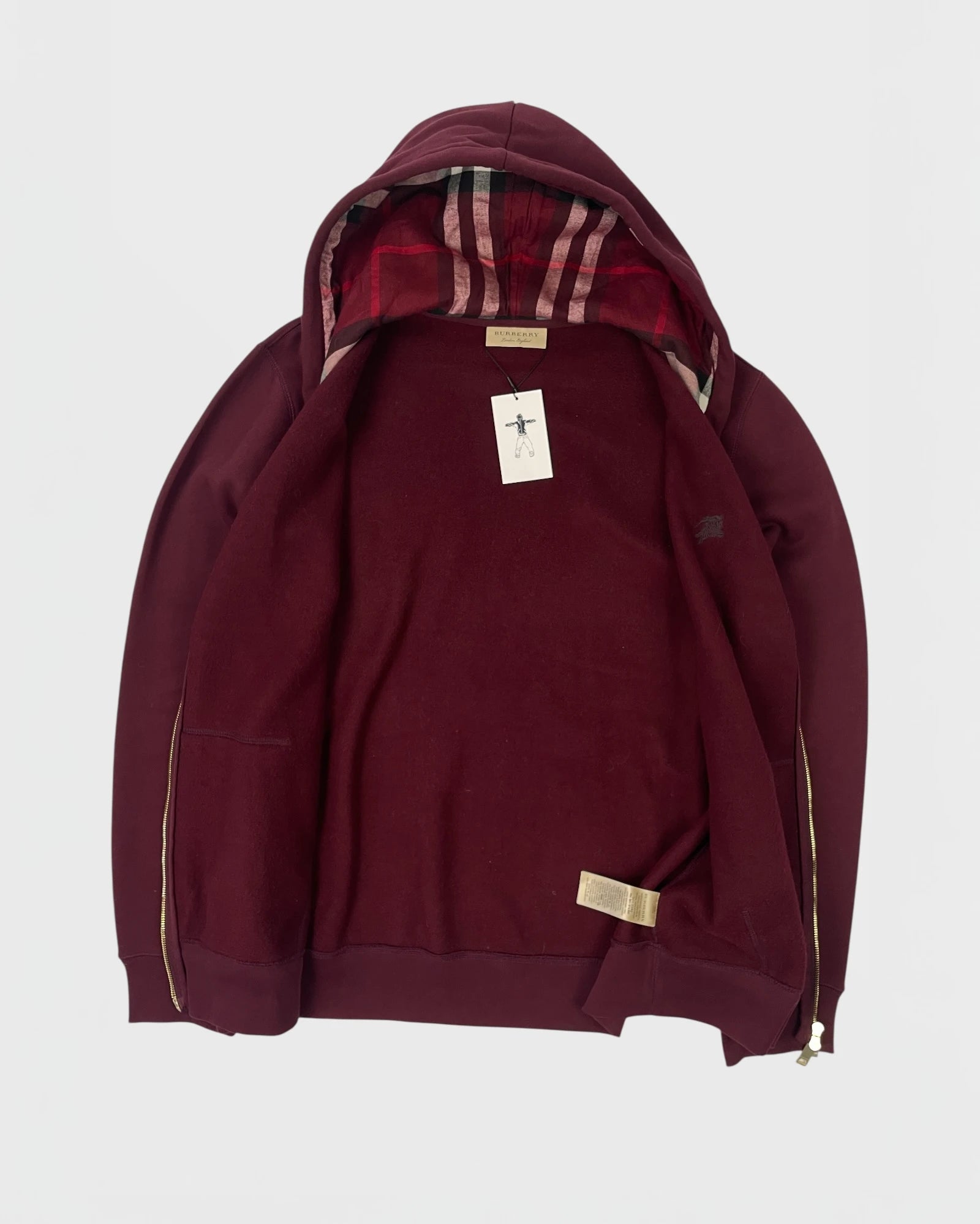 Burberry gilet à capuche