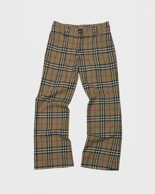 Burberry pantalon tartan