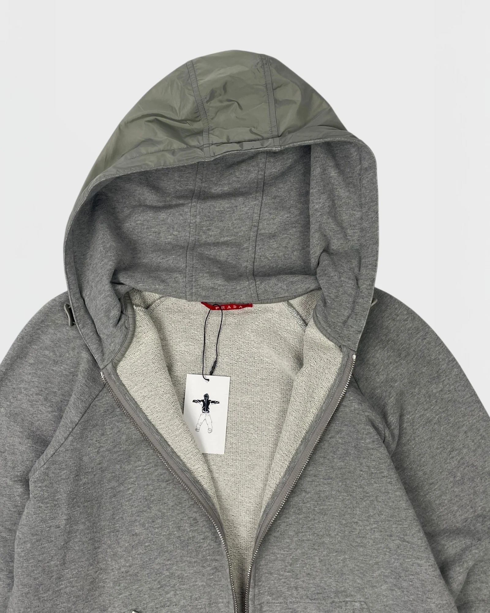 Prada gilet à capuche