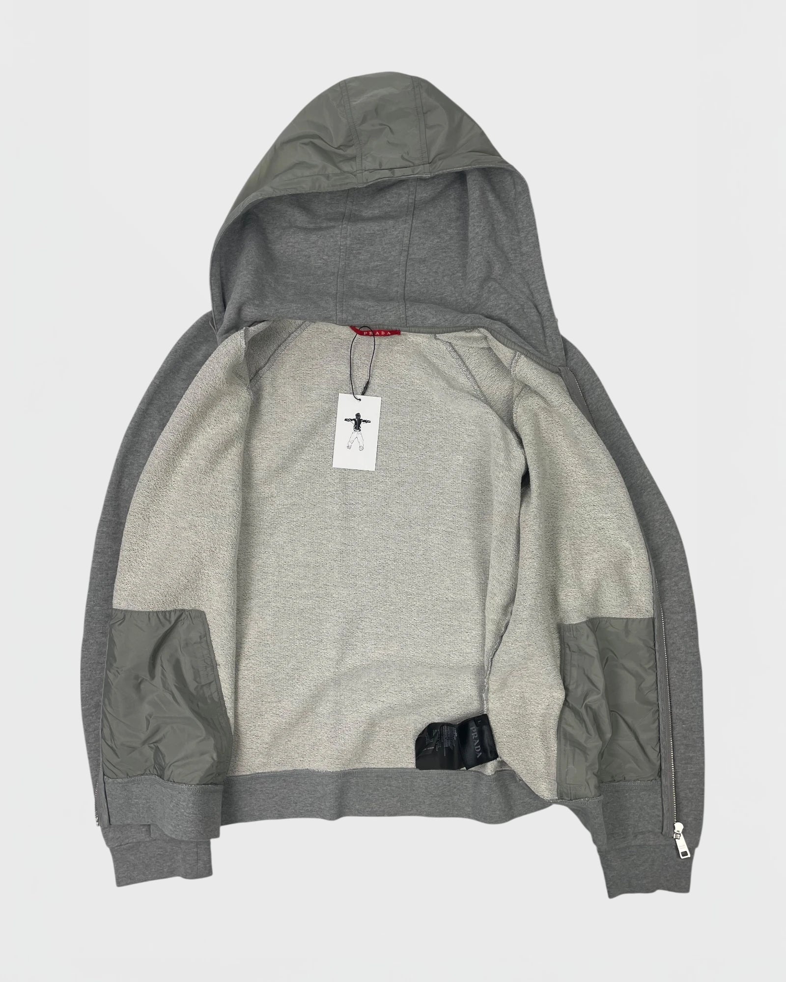 Prada gilet à capuche