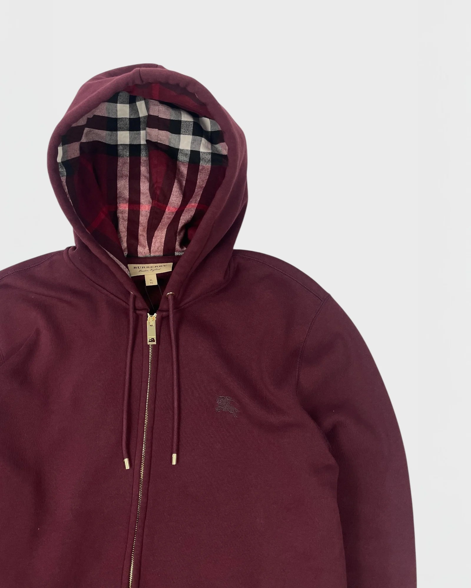 Burberry gilet à capuche