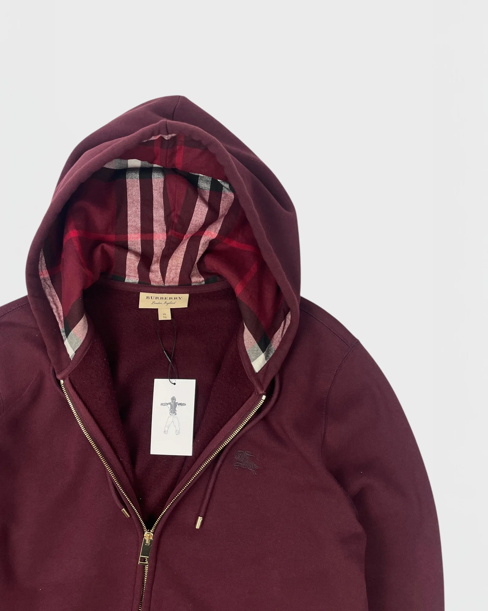 Burberry gilet à capuche