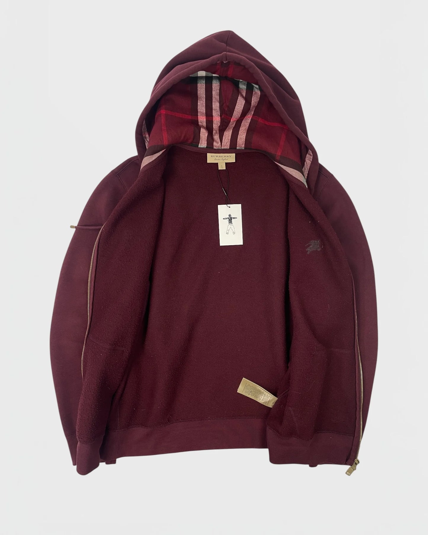 Burberry gilet à capuche