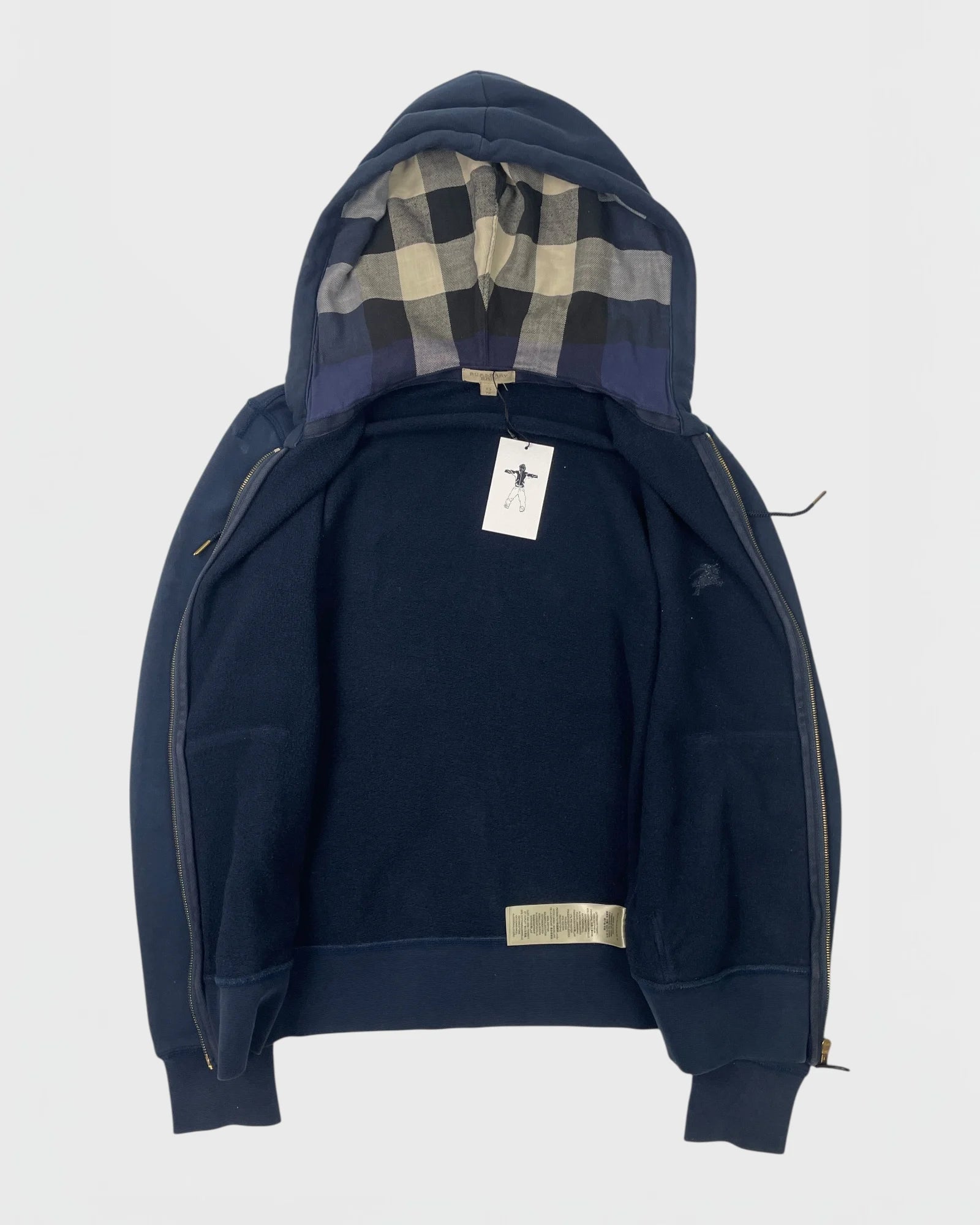 Burberry gilet à capuche