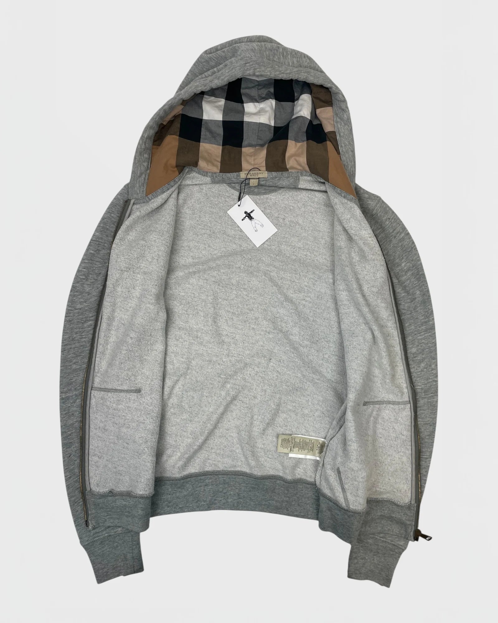 Burberry gilet à capuche