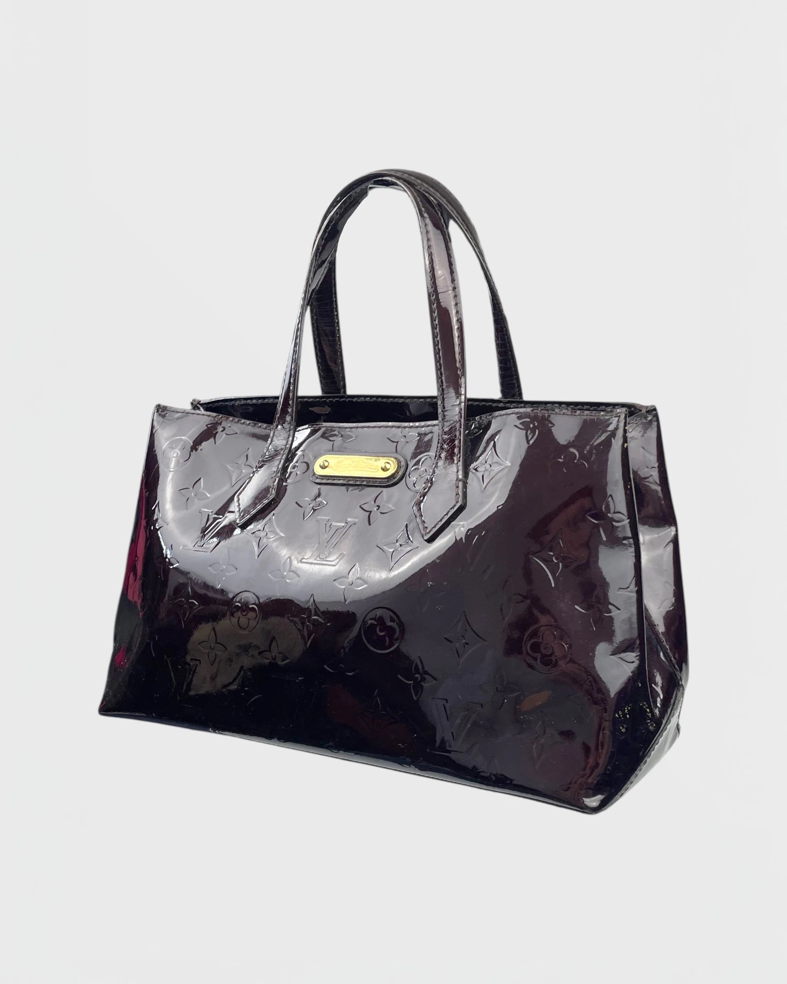 Louis Vuitton sac à main Wilshire cuir verni