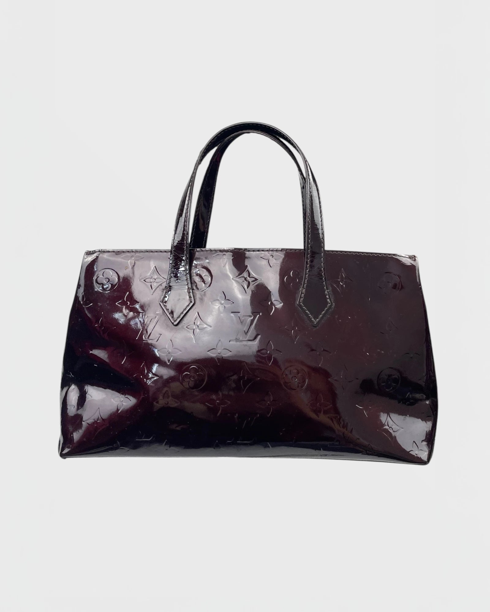 Louis Vuitton sac à main Wilshire cuir verni