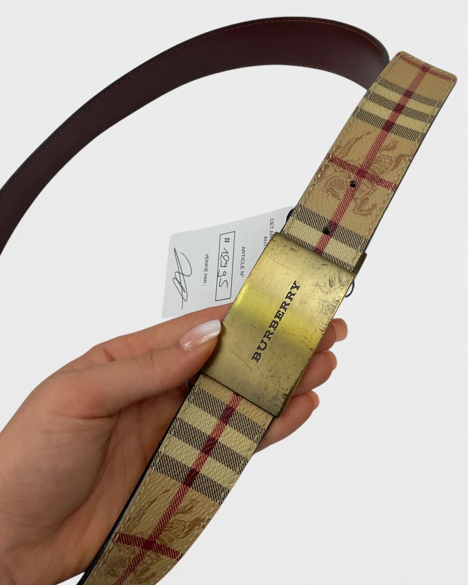 Burberry ceinture