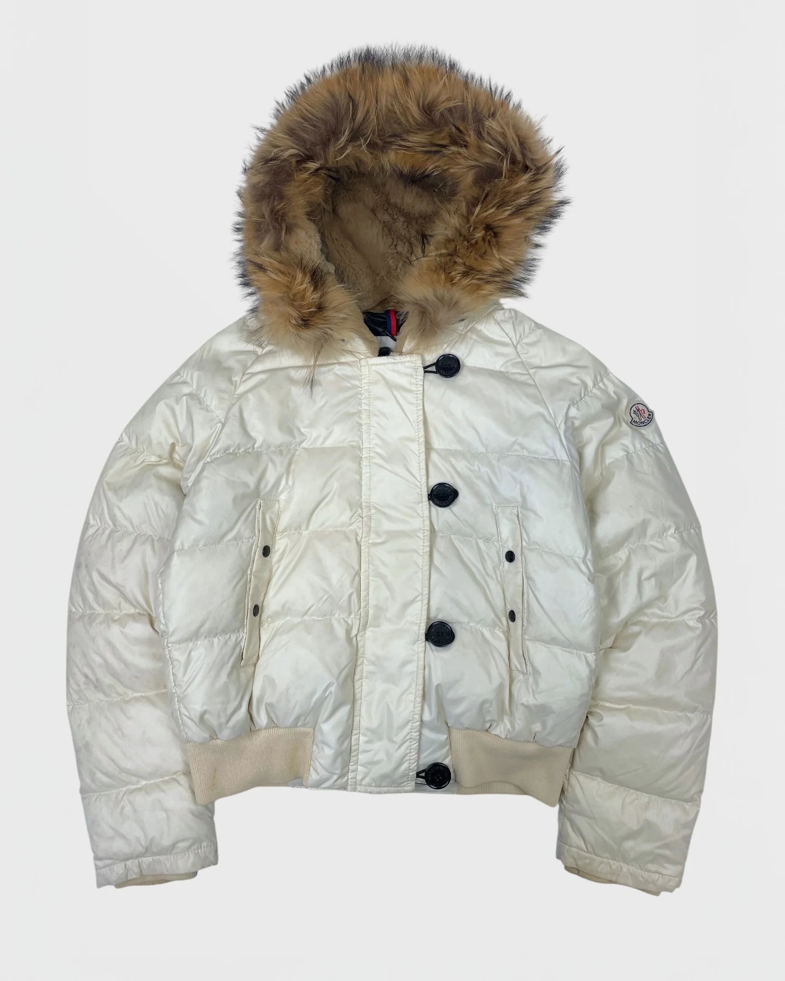 Moncler doudoune capuche à fourrure