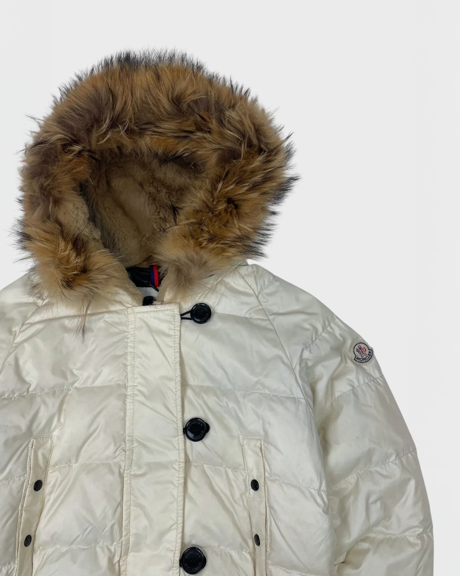 Moncler doudoune capuche à fourrure