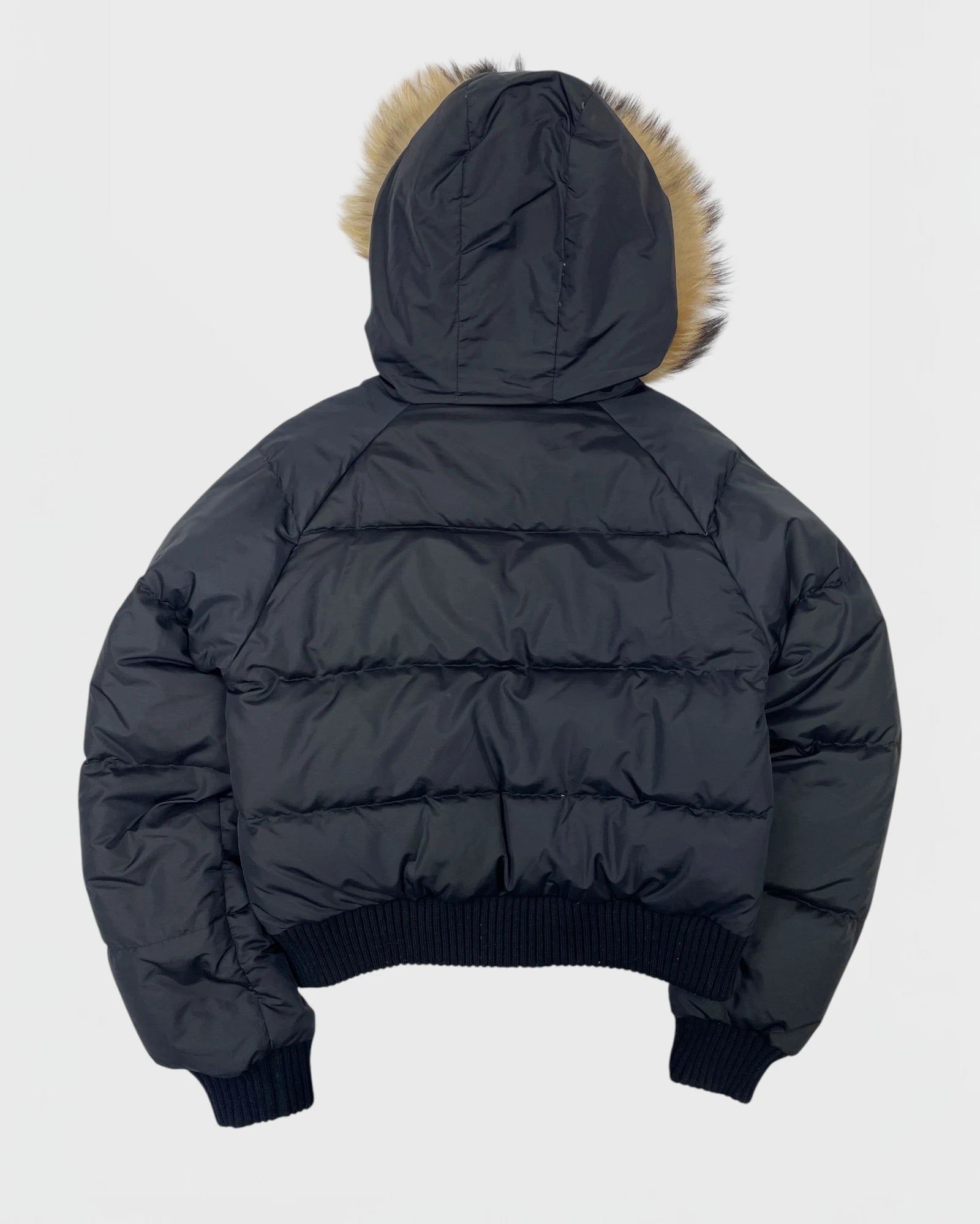 Moncler doudoune capuche à fourrure