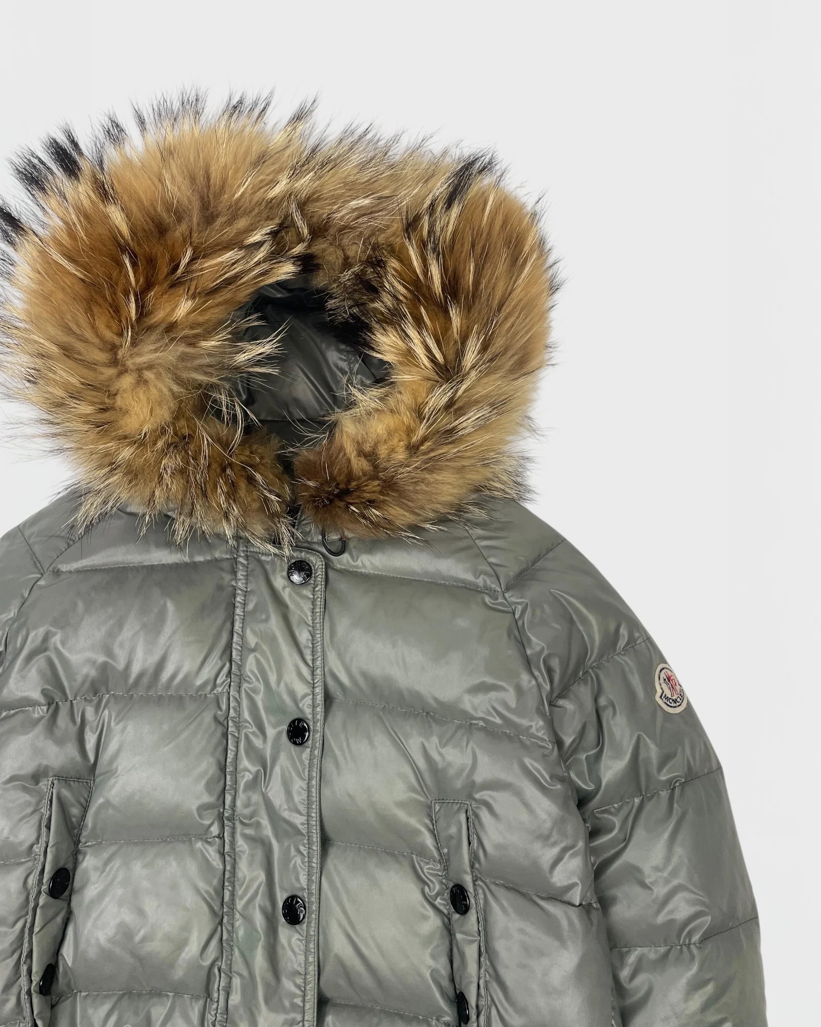 Moncler doudoune capuche à fourrure