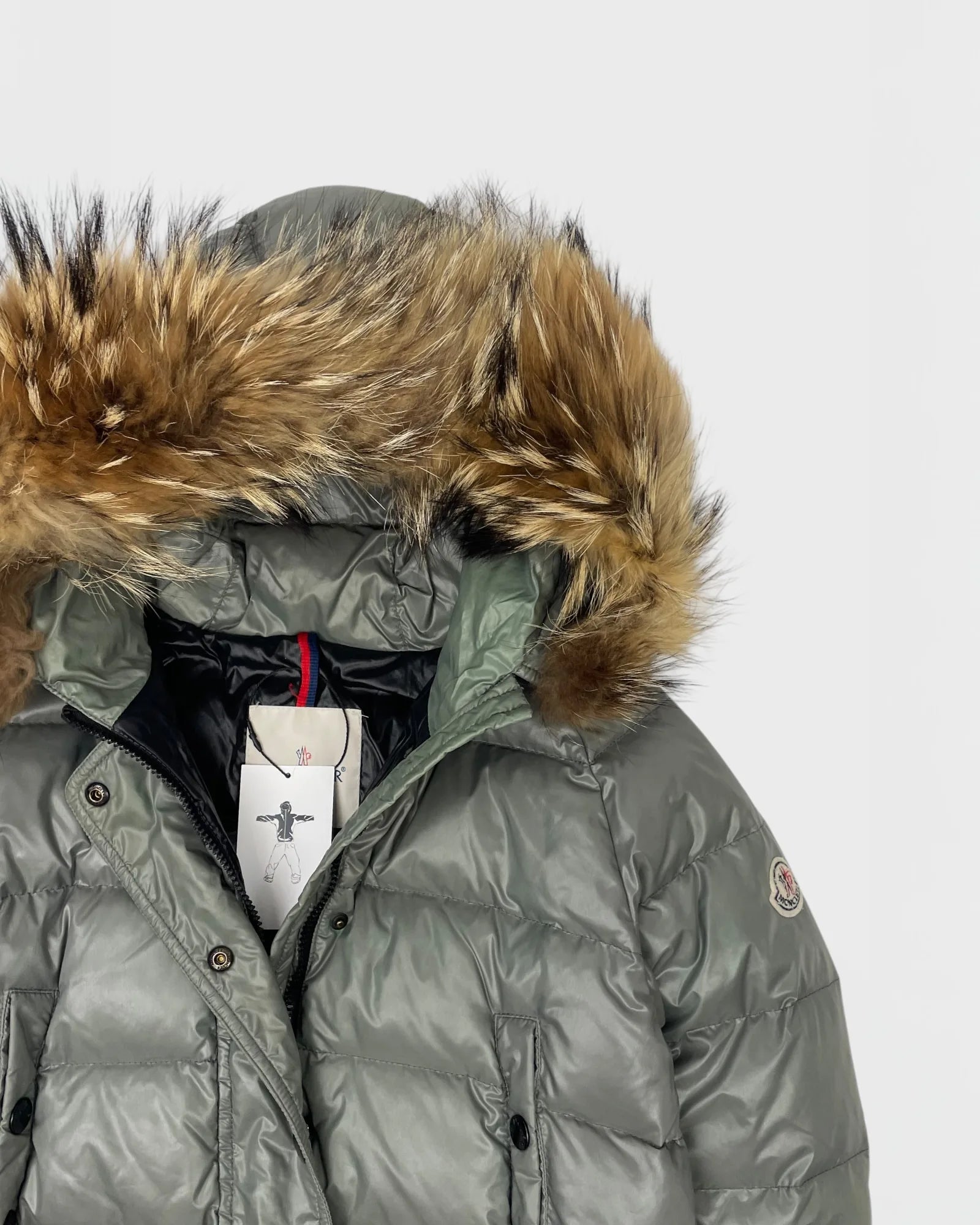 Moncler doudoune capuche à fourrure
