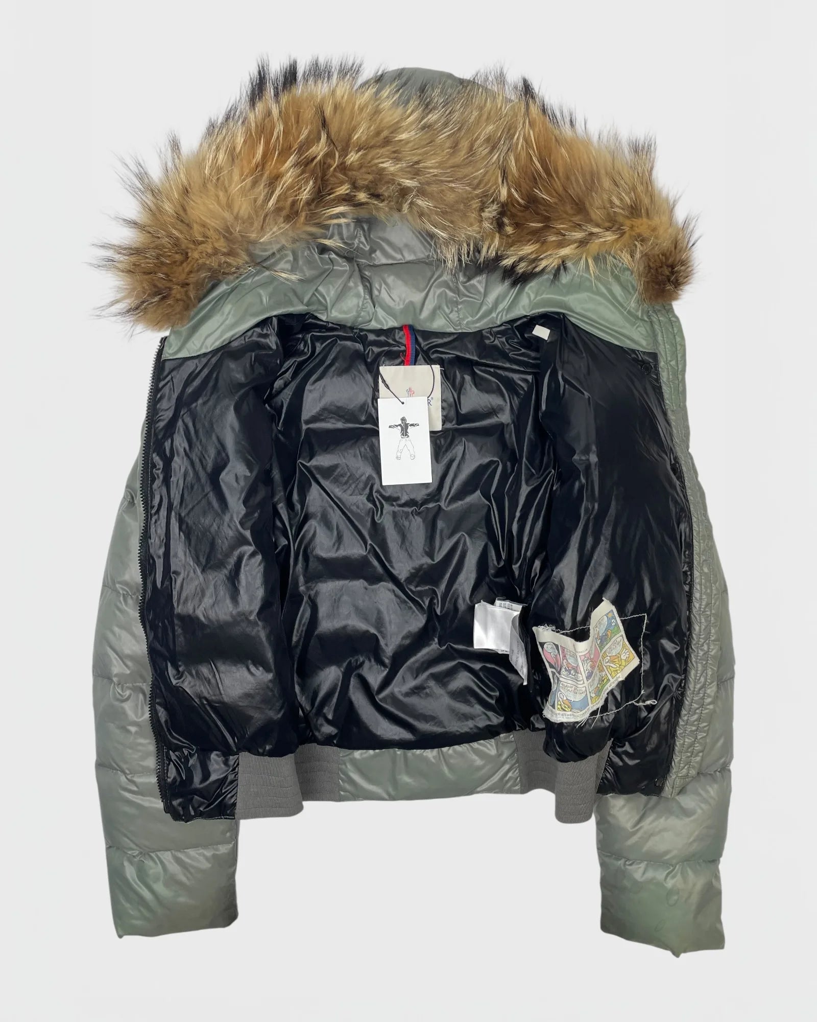 Moncler doudoune capuche à fourrure