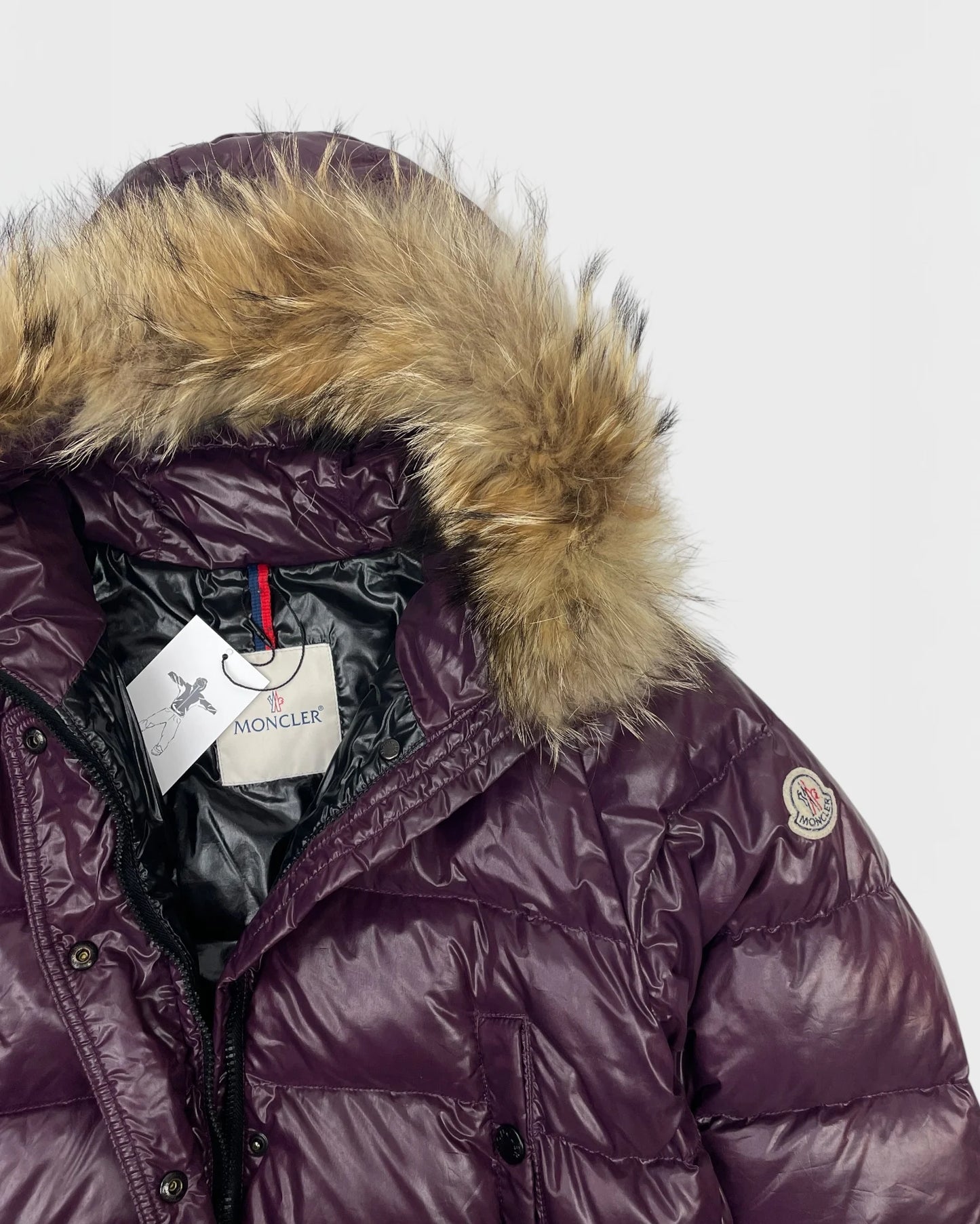 Moncler doudoune capuche à fourrure