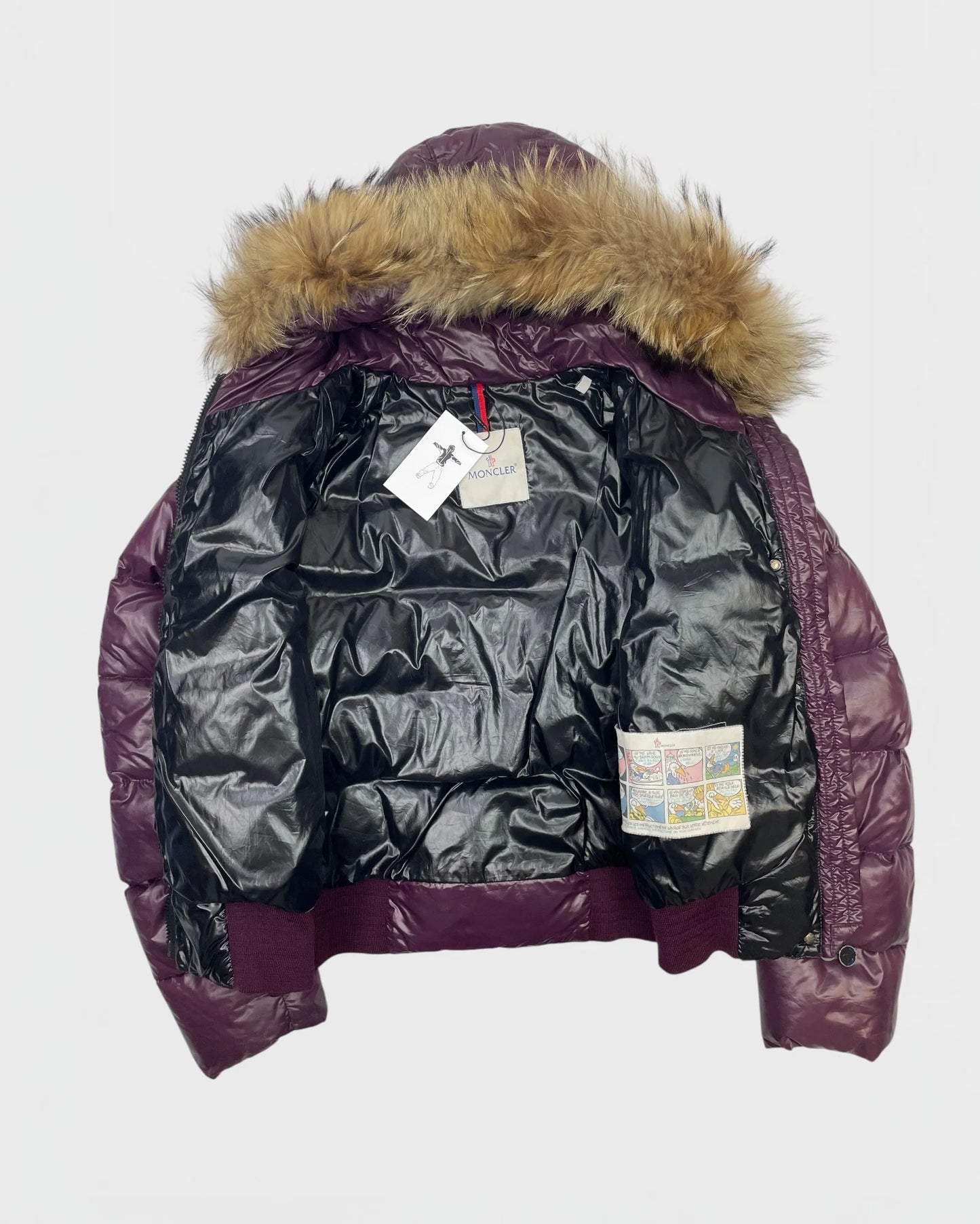 Moncler doudoune capuche à fourrure