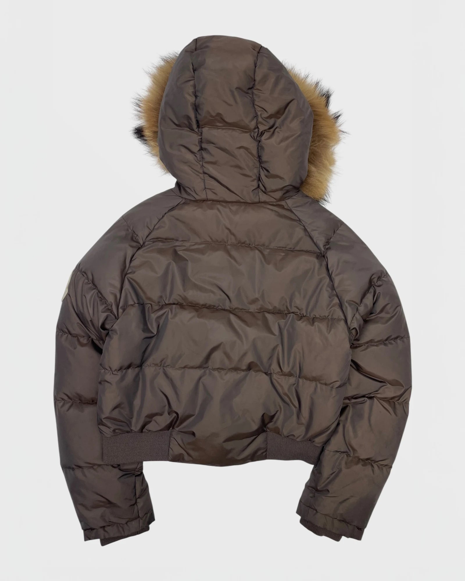 Moncler doudoune capuche à fourrure