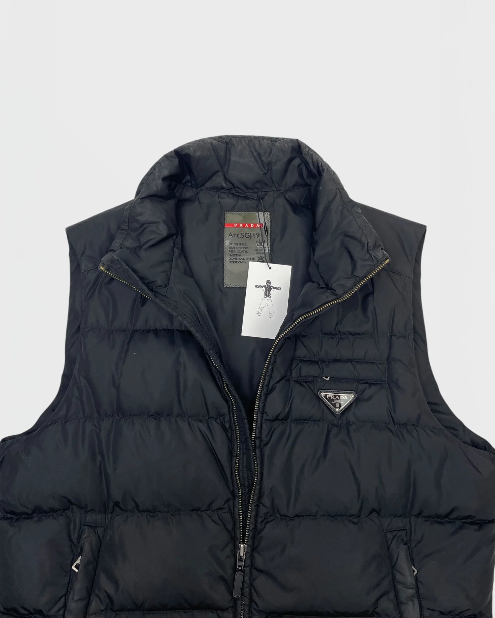 Prada doudoune sans manches