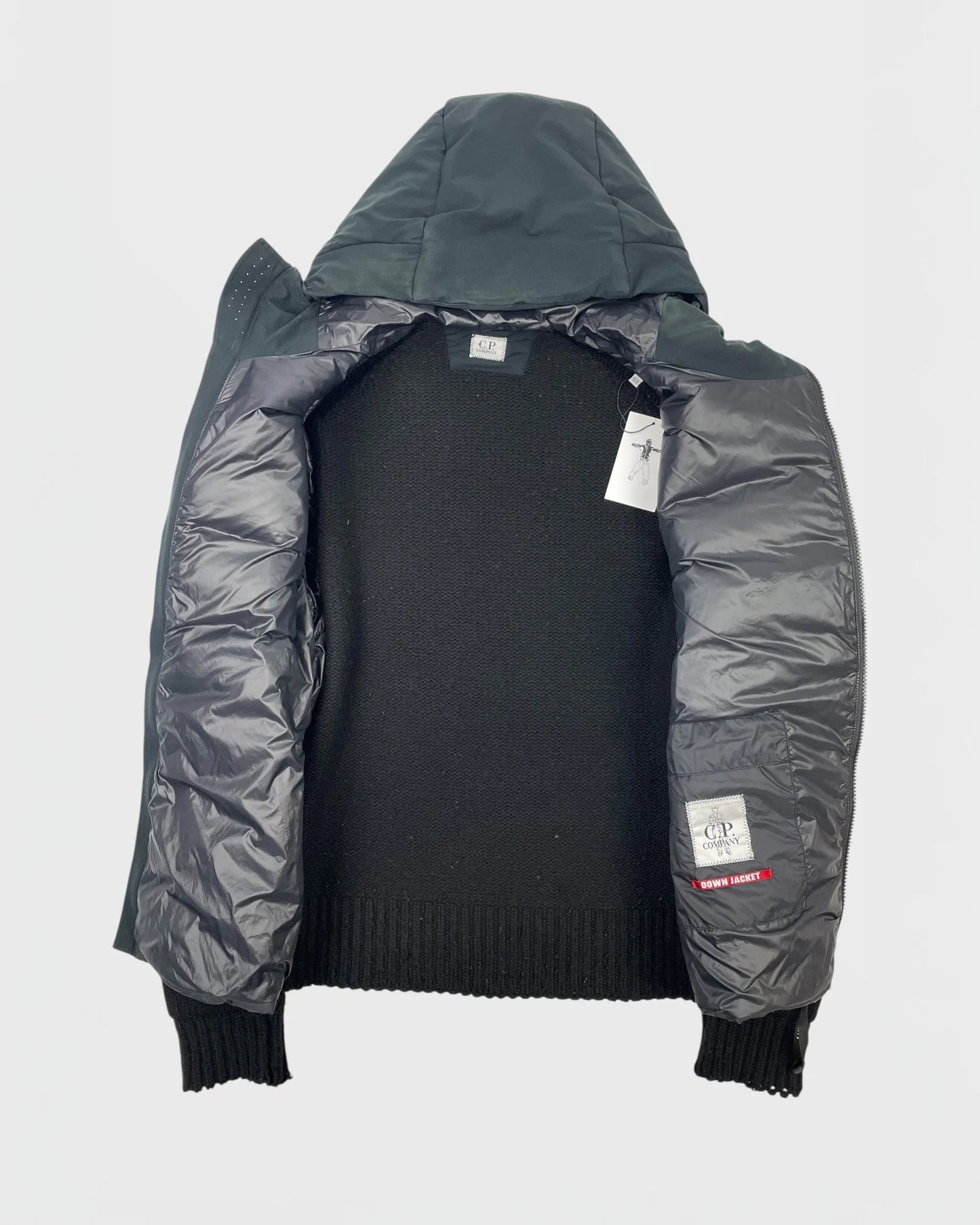 C.P. Company veste bi-matière cardigan