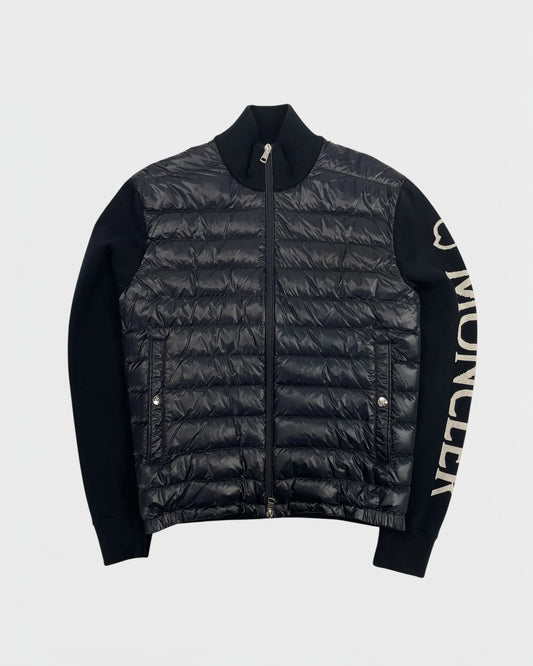 Moncler veste bi-matière cardigan