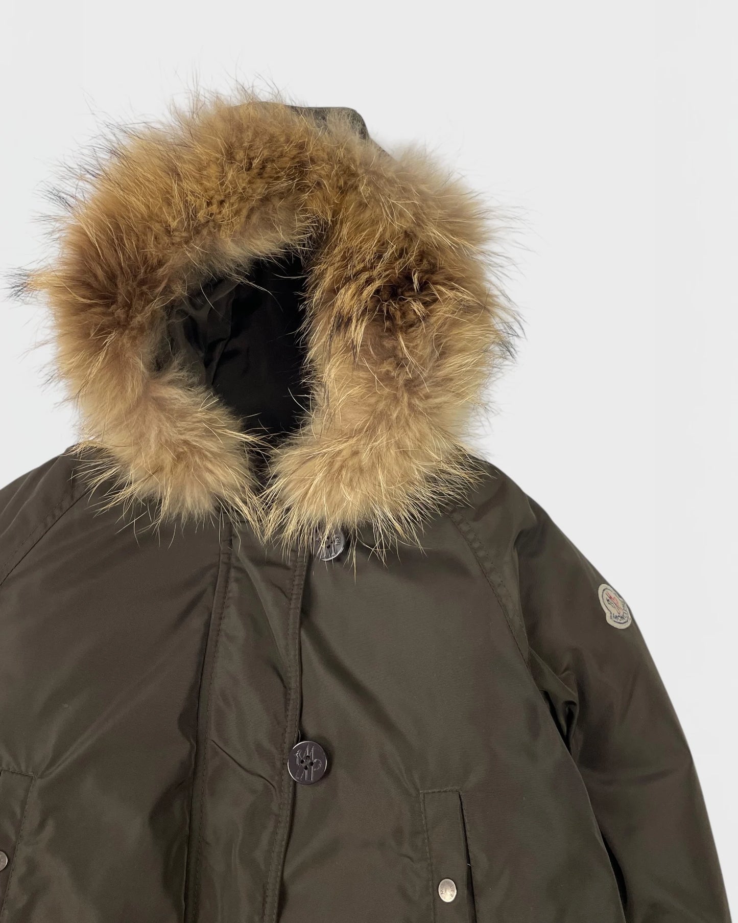 Moncler doudoune fourrure femme