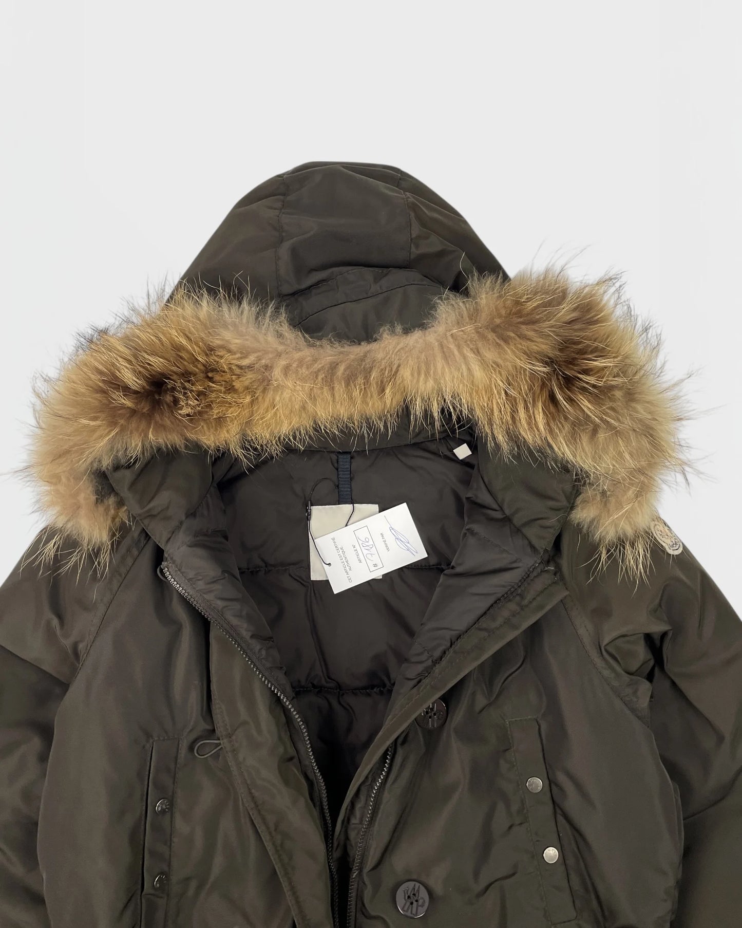 Moncler doudoune fourrure femme